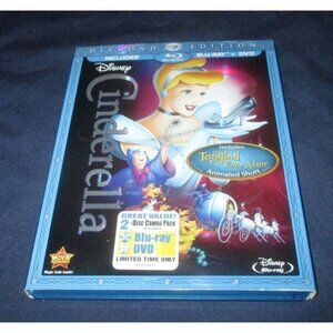 Cinderella (Blu-ray/DVD, 2012, 2-Disc Set, Diamond Edition) w/ slipcover